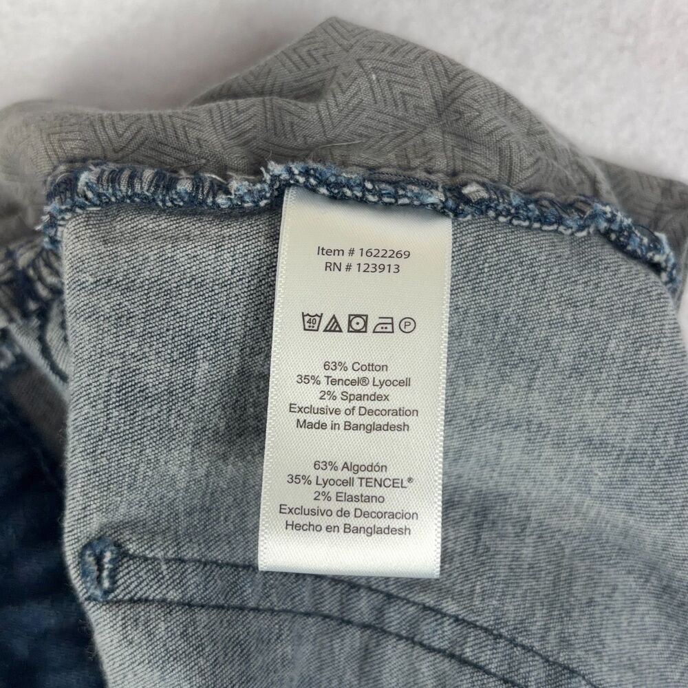 Jachs New York Men's 40x34 Straight Leg Stretch Jeans Dark Wash Blue Minimalist - Picture 10 of 10
